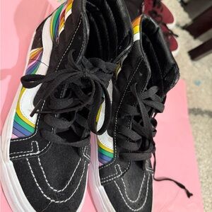 Colorful High-Top Vans